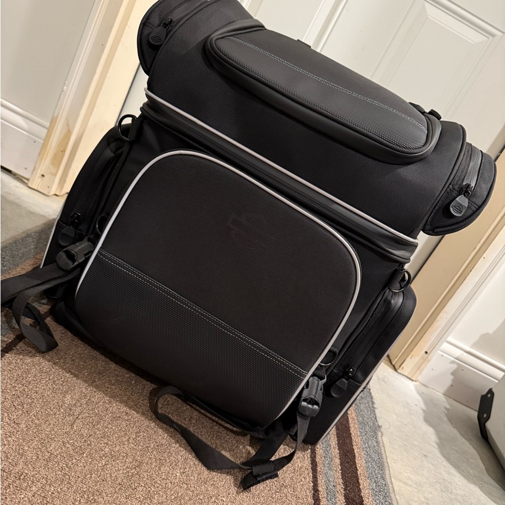 Black Men's Travel Backpack
